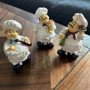 Vintage Chef Figurine Resin
